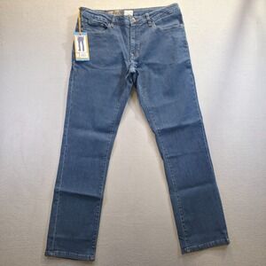 Weatherproof Vintage Dillon Men's X-Tra Soft Denim Blue Jeans Size 36x30 NWT